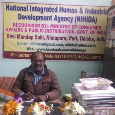 BHAKTA BIHARI MISHRA,Secretary,NIHIDA,ODISHA