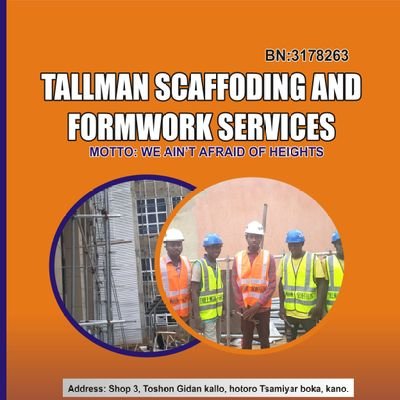Official Handle of Tallman scaffolding and formwork services Company.