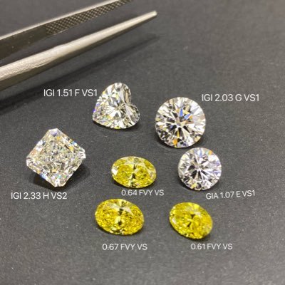 Top CVD as grown color is DEF , we also have HTHP rough