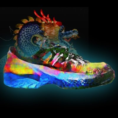 My #AI creates futuristic cyberpunk #sneakers for the metaverse 👟💫 | Available as #NFTs | Happy to see you on my Discord!