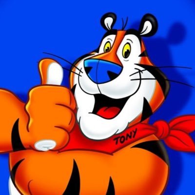 The mascot for Frosted Flakes they’re Greatttttt! Parody Account
