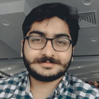 IsharabAhmed's profile picture. 🔥 - Deep Learning Student
📈 - Data Science Student
🥳 - Learning M.E.R.N + Django
😌 - Preparing for turing
😏 - Tech enthusiast
🥰 - https://t.co/IF2s8lJ1eE