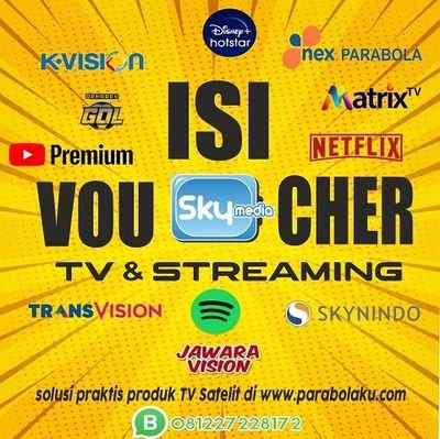 Solusi Praktis Produk TV Satelit & Streaming
BIO : https://t.co/ltz8oGqMJ5
Whatsapp : 081.227.228.172