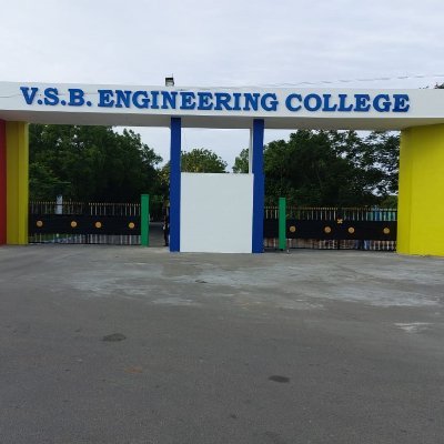 V.S.B. Educational Trust was founded in the year 2000 by Mr. V.S. Balsamy,. Under the Trust, V.S.B. Engineering College was established in the year 2002.