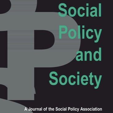 Social Policy and Society is an international academic journal sponsored by the UK Social Policy Association.
Find us here: https://t.co/rOGxbfW4bz