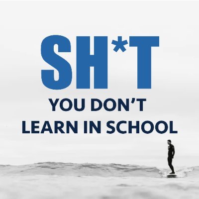A new podcast by @stephsmithio & @calvin_rosser

We cover the sh*t formal schooling left out

Join thousands listening every week: https://t.co/IZRJ5FLdWz 💫