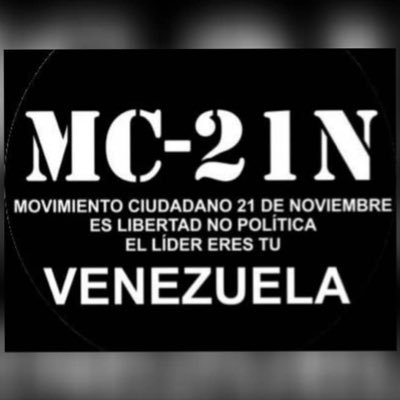 #VenezuelaEnDesobediencia MC-21N VIDA-PROPIEDAD-LIBERTAD