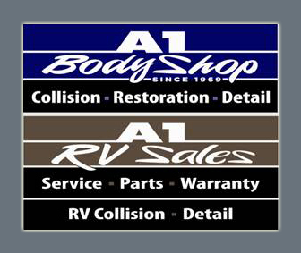 A1BodyShopRV's profile picture. A1 Body Shop and A1 RV Sales are sister companies found under one roof. For all your RV and body shop needs A1 can help: www.A1-RV.com and www.A1BodyShopRV.com