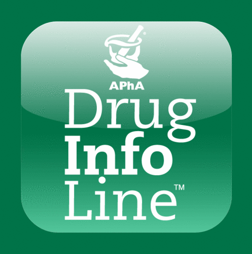 APhA DrugInfoLine, published by the American Pharmacists Association, provides timely, relevant, interpreted drug news and information.