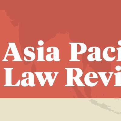 Asia Pacific Law Review 🌏