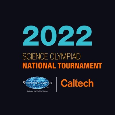 Official page for the 2022 Science Olympiad National Tournament, hosted by @Caltech on May 14, 2022.