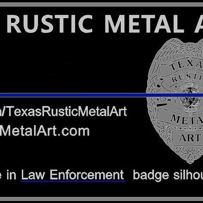 We specialize in Law Enforcement Badge Silhouettes.  Texas A&M class of '93.