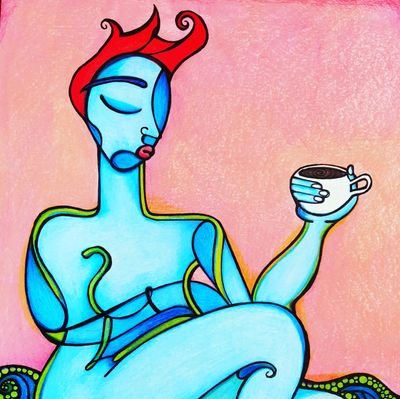 I am a coffee loving, smoke loving, music loving, book loving, inappropriate laugher that dabbles in all things weird and wonderful. Artist & Tarot reader 🦉🌲