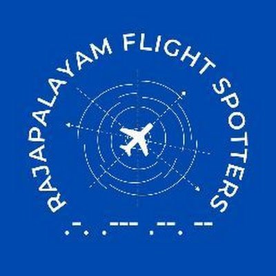 Rajapalayam Flight Spotters (ADS-B Feeder) is run by private aviation enthusiast to understand the airspace above and around the town.✈️