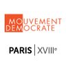 modemparis18's profile picture. Compte officiel de la section #Paris18 du @MoDem_Paris
