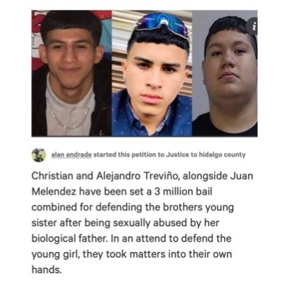 This page was created to support the Treviño and Melendez family in this time of need. You can donate through Cashapp or signing the petition.