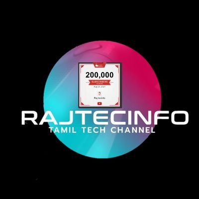 Rajtecinfo's profile picture. Tamil Youtuber_ Creator_Tech_Public Information @youtubeindia