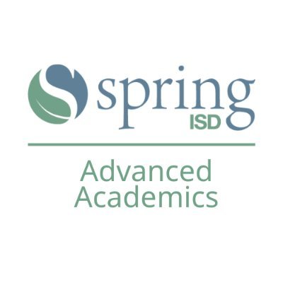 The official Twitter page for the Spring Independent School District Advanced Academics department.