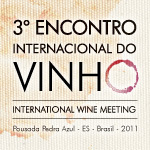 O 3° Encontro Internacional do Vinho acontece do dia 29 de setembro a 02 de outubro, na Pousada Pedra Azul - Domingos Martins - ES.