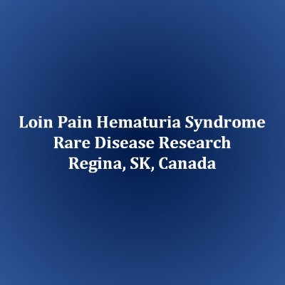 Research on rare human disease - Loin Pain Hematuria Syndrome (LPHS).