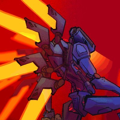 Art-only account; 3D character animator. Draws mechs.