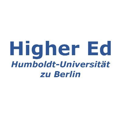 Section for Higher Education Research and University Education at the Department of Education Studies, @HumboldtUni