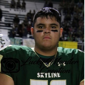 Football/Defensive Tackle/Offensive Left Guard/1st-Team All Region OL/Skyline HS/C/O 24’/#77/ Multi-Sport athlete