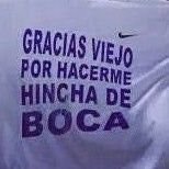 BOSTERA, RIQUELMISTA, NUNCA DESCENDIDA Y CALLEJERA!!!!!!! 

* ES HORA DE VOLVER*  SOLO QUIEN COMPARTE MI PASIÓN, PUEDE ENTENDER MI LOCURA 💙💛💙