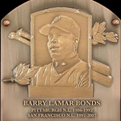 Created by 
Servant777
The plaque that Barry Bonds deserve, he earned his place among the all time best players in Major League Baseball.