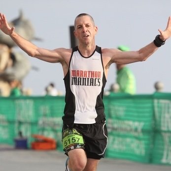 I am an endurance athlete who trains and races in the memory of my good friend Dom D’Eramo who lost his fight with Cancer. Kicking ass 26.2 miles at a time.