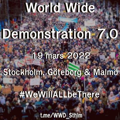 WWD 7.0 19 mars 2022. Sthlm, GBG och Malmö.
