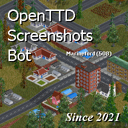 *fka OpenTTD Screenshots Bot*
#OpenTTD screenshots taken by @firzafp (Muhammad Firza).
The best open-sourced city simulation game i've played since 2011.