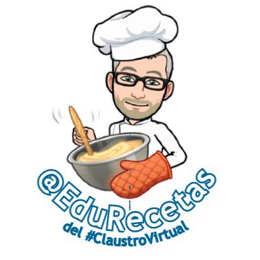 EduRecetas's profile picture. 🧑‍🍳🤖 #BotBueno. Comparto tuits que me citan o incluyen #edureceta o #edurecetas o #ideasparaclase. ¡Chop, chop, edu! 😜 Powered by @botize