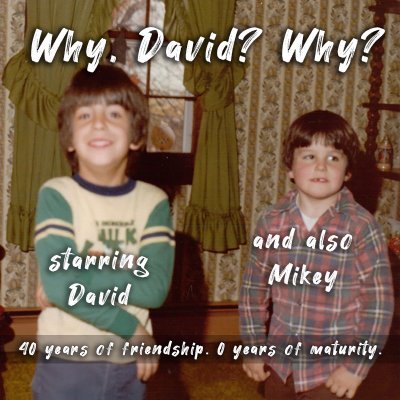 A podcast where we ask David - Why?

APPLE - https://t.co/qf9jPtFaNI
SPOTIFY - https://t.co/1M2ibfp291