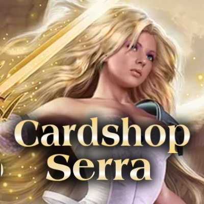 MtG(マジック：ザ・ギャザリング) カードショップセラ です。 
 スタンダードからヴィンテージまで幅広いカードを取り揃えております。
店主、加藤英宝Twitter→@serra_katoeiho