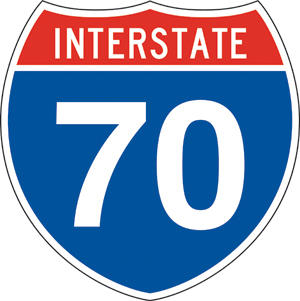 KC Scout is providing real time traffic info for the I-70 corridor