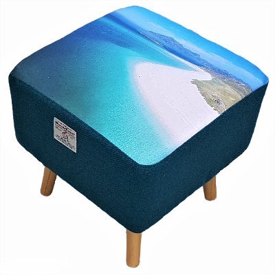 Unique Footstools Hand Covered by Hebridean Footstools in the Outer Hebrides
