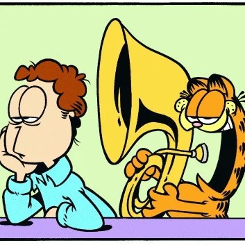 i post garfield comics out of context every now and then. dm for submissions