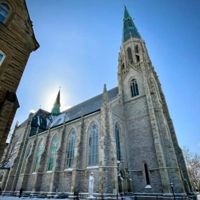 1873, Catholic Church. National Register of Historic Places. Detroit Built, Detroit Restored. Revived in 2016 @icksp Truth in Charity. Join the Living Legacy!