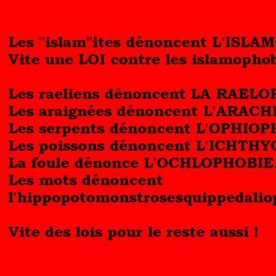 Adhérente Reconquête 🌿
Zemmouriste depuis tjr
Ex-RN/MLP
Ex-gauche
Française naturalisée
Apostate d'islam depuis tjr
J'ai fait 3000 km pour voter EZ !