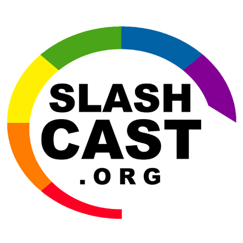 Slashcast is a multi-fandom podcast made by fans of slash for fans of slash, with meta discussion, GLBT news, fandom squee, and insider interviews with fans.