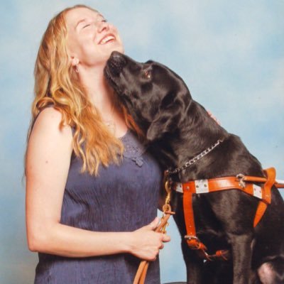 SloaneJillian's profile picture. I have a BA in communication/publishing, a wonderful seeing eye dog named Kiki, and love reading, nature, swimming, Disney and FRIENDS 💜