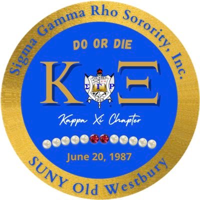 The Do or Die Kappa Xi Chapter of Sigma Gamma Rho Sorority, Inc. chartered at SUNY College at Old Westbury in 1987 💙💛