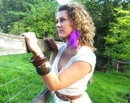 Feather Ear Cuffs - A hot new fashion accessory. Get the look at -  http://t.co/pX7kB6uBOl Perfect for festivals, parties or everyday wear.