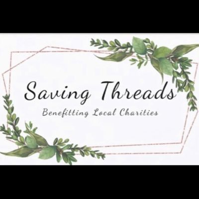 @saving_threads selling pre loved, 2nd hand clothes, reducing waste and raising funds for charity, clothing donations welcomed ❤️