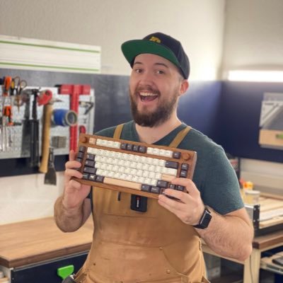 I make wooden keyboards, wooden desk accessories, and other fun things