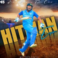 Rohit Sharma Fan Club(@HITMAN_Empire) 's Twitter Profile Photo