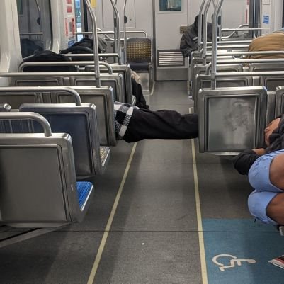 All aboard Los Angeles' quickest and most efficient public toilet!