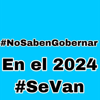 Estamos cansado de que Gobierne el PRM, #SEVAN2024