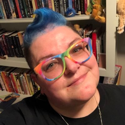 Chaotic Good | Genderqueer | Hillbilly Hellion | Queer | Radical Lesbrarian | Book Nerd  | “Can I label my gender as, like, awkward void cryptid?” (Winans)